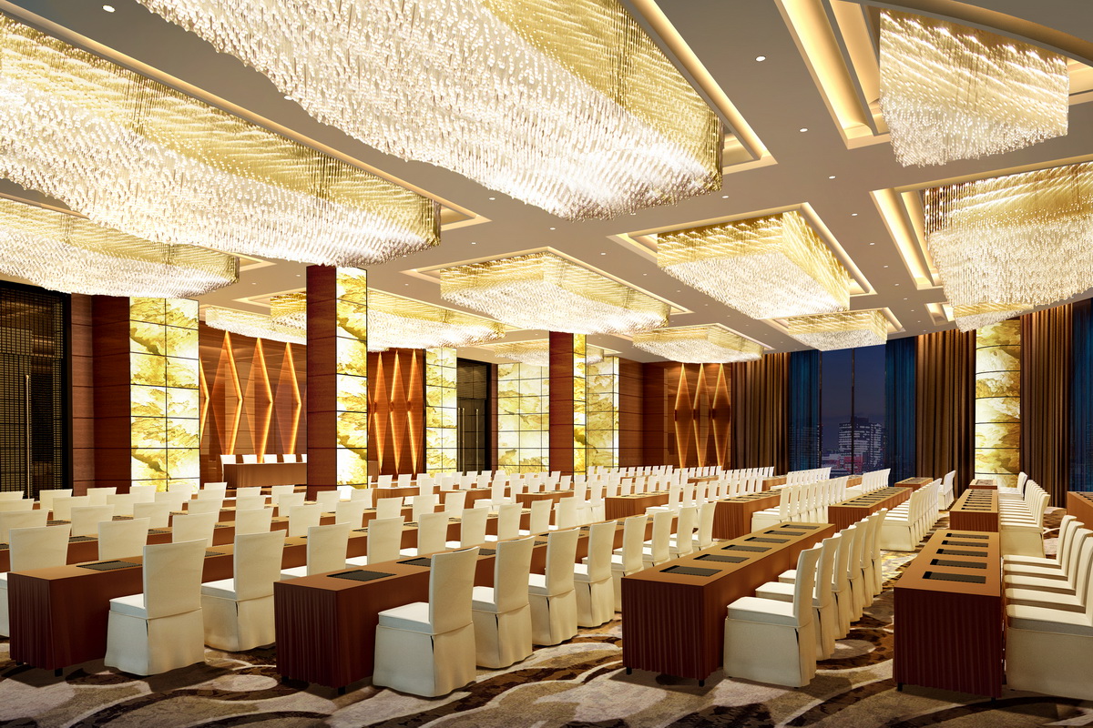 南都婚宴酒店宴會廳包房設計案例效果圖