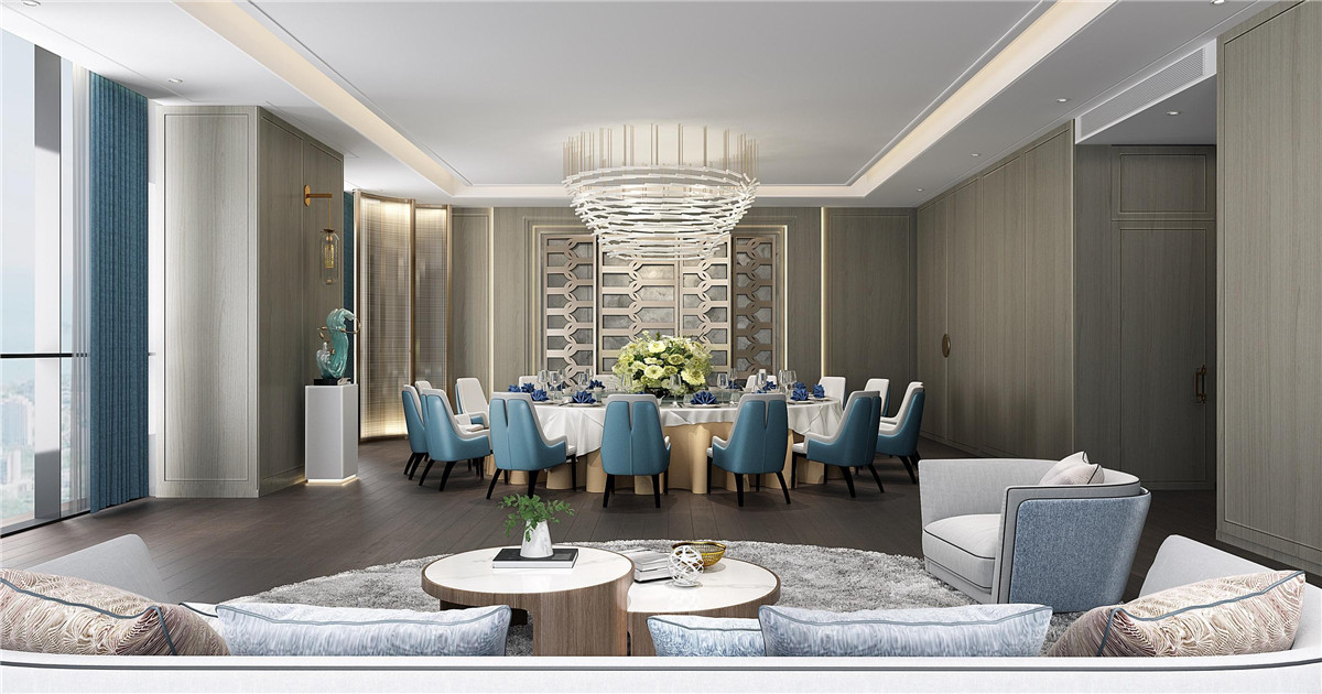 駐馬店錦曼商務酒店裝修設(shè)計案例效果圖