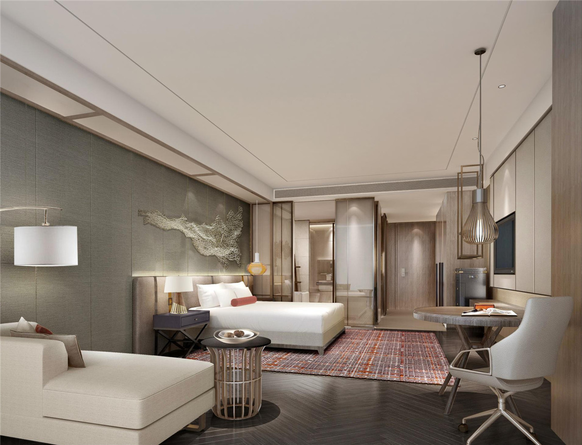 駐馬店錦曼商務酒店裝修設(shè)計案例效果圖