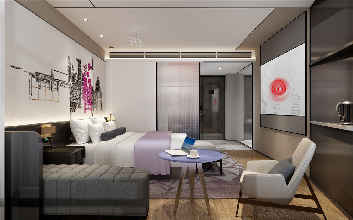 鄭州勝開精品酒店裝修設(shè)計案例效果圖