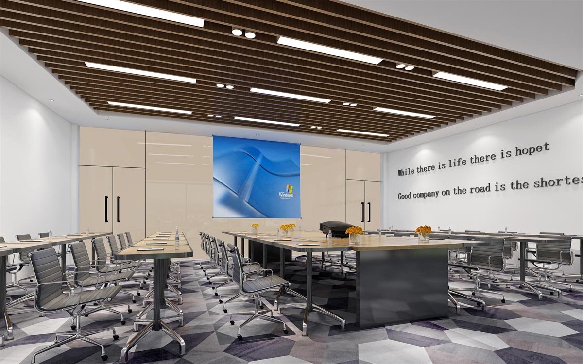 鄭州小型金融公司簡(jiǎn)單辦公室裝修設(shè)計(jì)方案