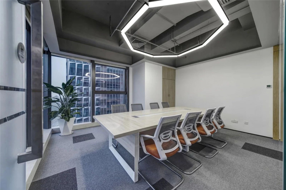 鄭州高科技美容儀器公司辦公室裝修設計方案