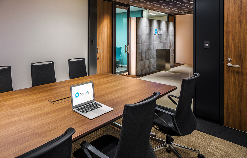 鄭州泛美上市公司辦公室裝修公司設(shè)計(jì)案例