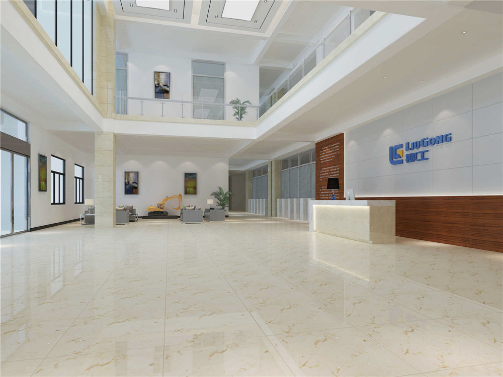 鄭州柳工機械辦公大樓裝修公司設(shè)計案例