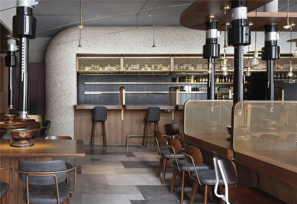 鄭州精致工業(yè)風燒烤店裝修設(shè)計案例