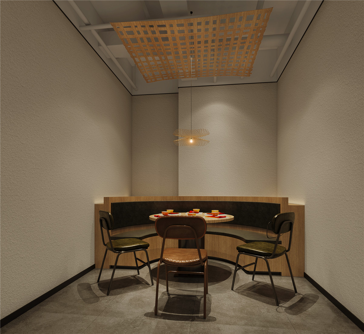 鄭州神都霸王牛肚串串火鍋店裝修設(shè)計案例