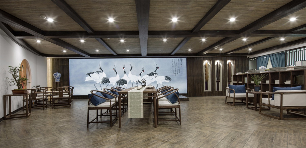 鄭州國學(xué)培訓(xùn)機(jī)構(gòu)裝修設(shè)計實(shí)景圖