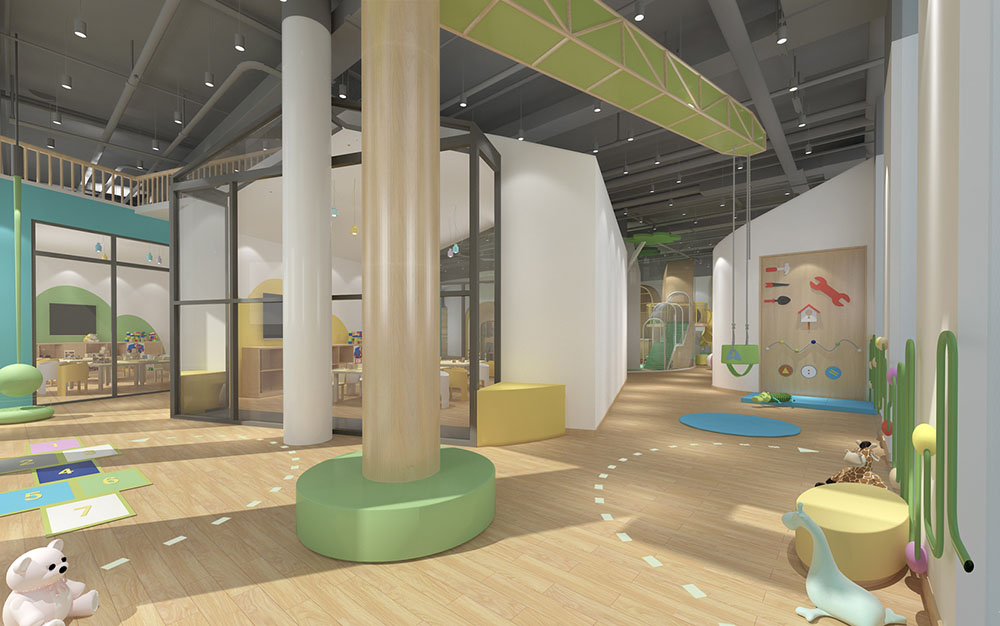 鄭州兒童成長中心裝修設(shè)計(jì)案例