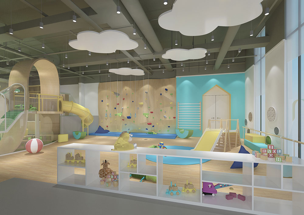 鄭州兒童成長中心裝修設(shè)計(jì)案例