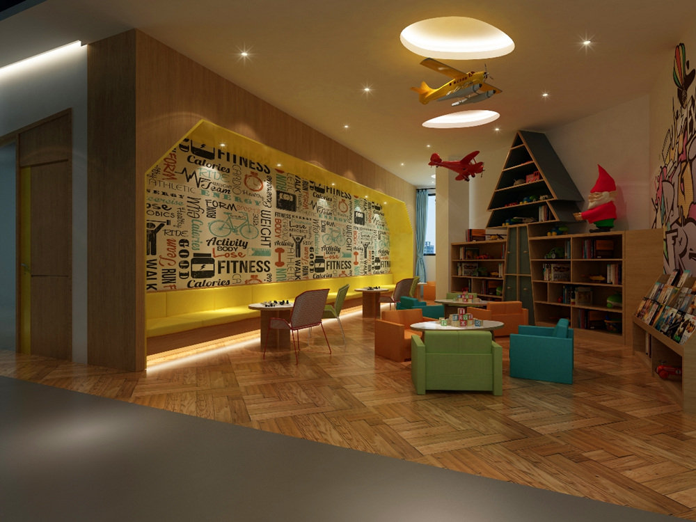 鄭州藝術培訓機構設計公司裝修案例