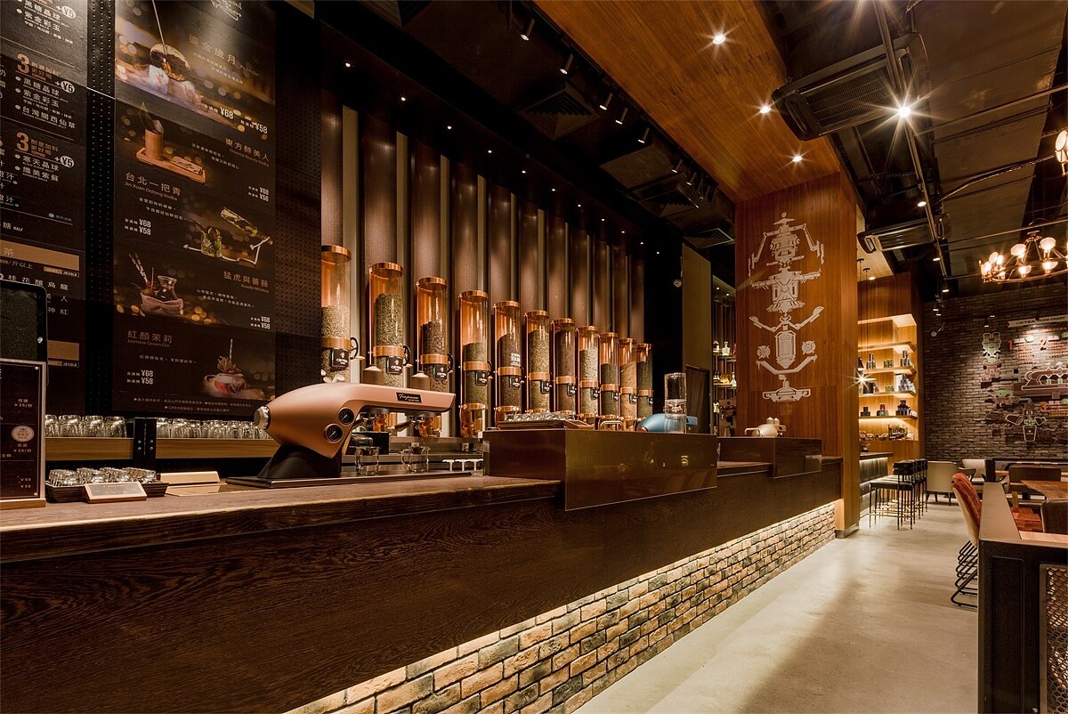 鄭州星繽茶設計公司裝修案例