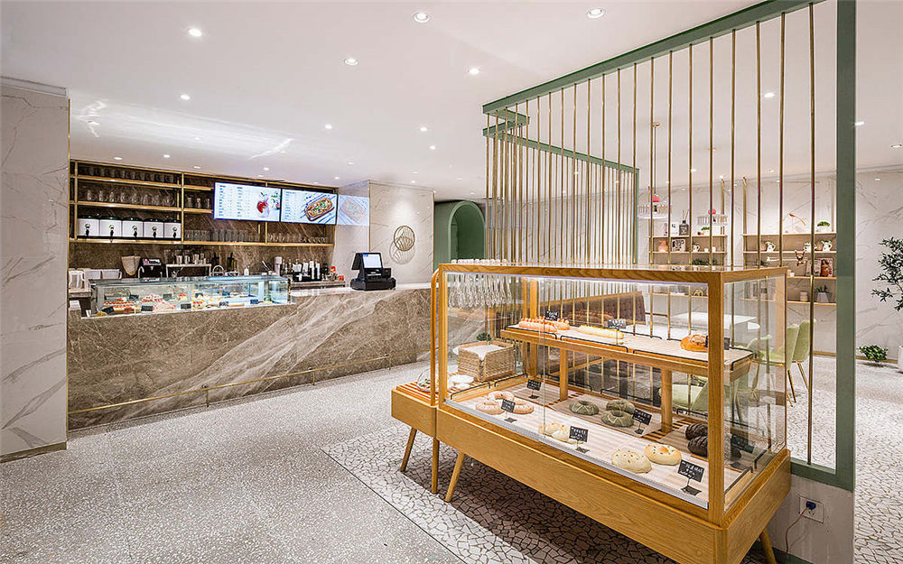 鄭州貝星茶飲店裝修公司設(shè)計(jì)案例