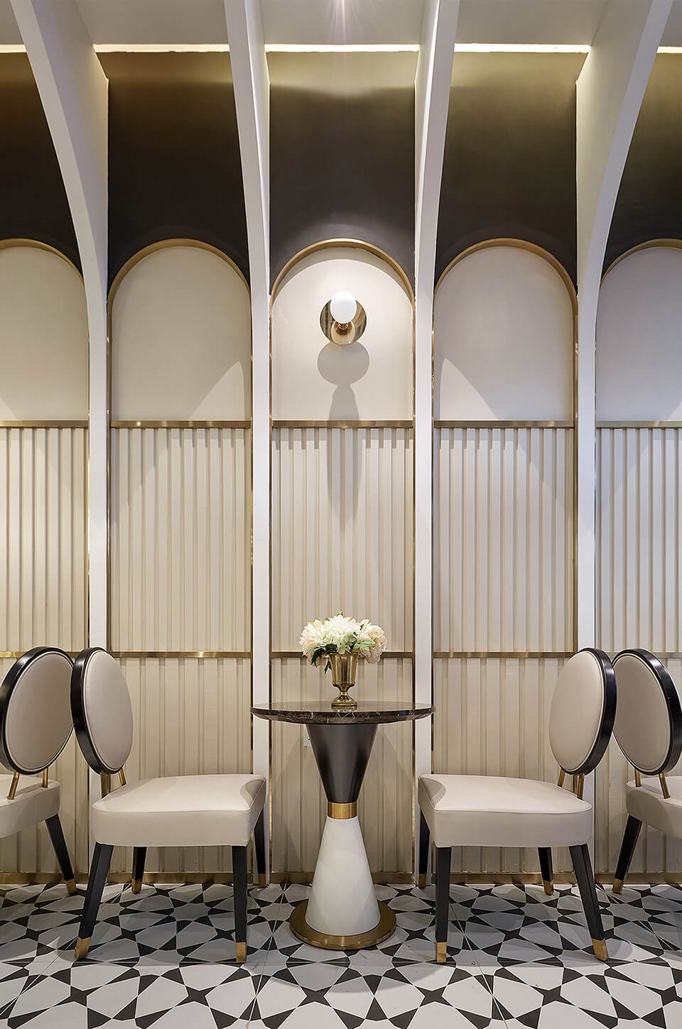 鄭州法式甜品店裝修公司設計案例