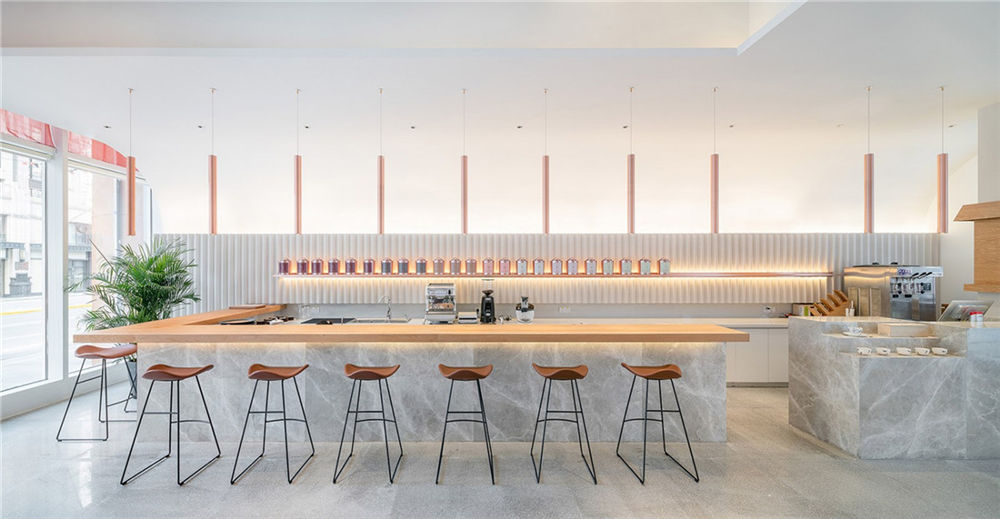 鄭州墾上茶餐廳裝修公司設(shè)計案例