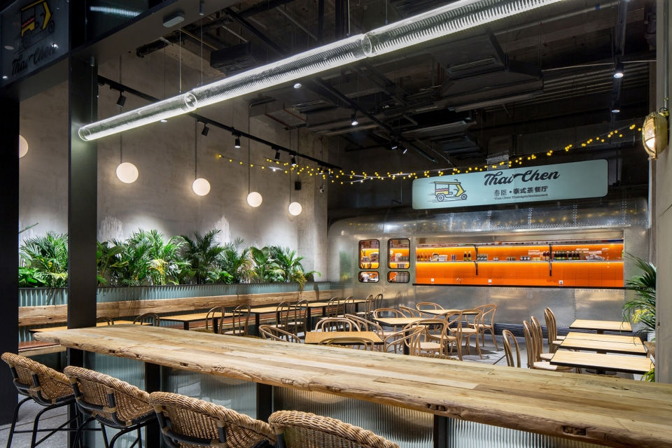 鄭州Thai泰式茶餐廳裝修公司設計案例