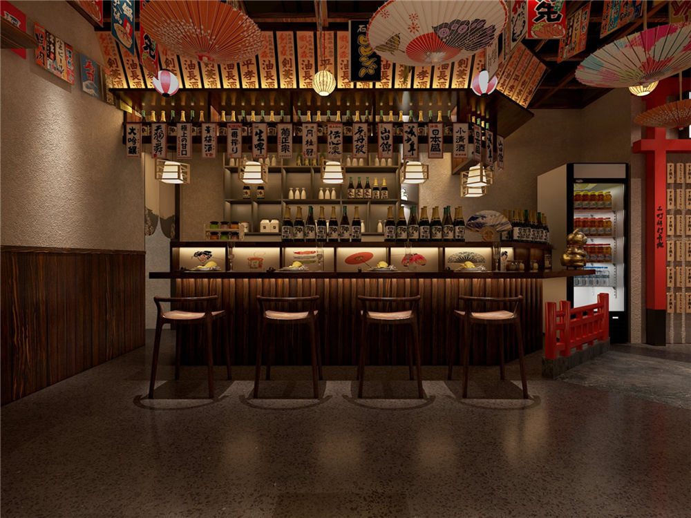 新鄉(xiāng)三町橋日料店裝修公司設(shè)計案例