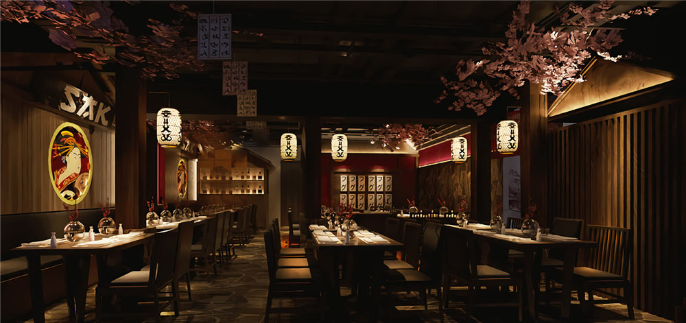 鄭州一井壽司設(shè)計公司裝修案例