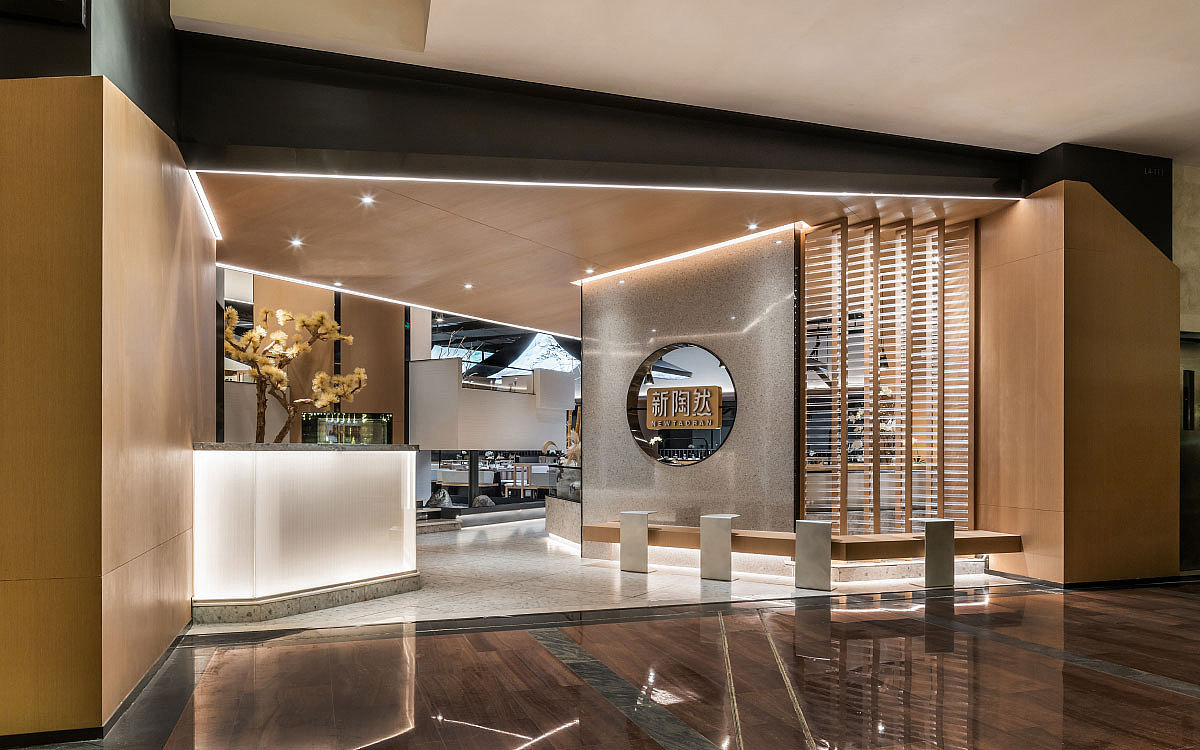 鄭州新陶然中餐廳裝修公司設(shè)計(jì)案例