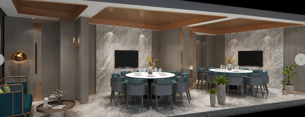 鄭州川道館禪意中餐廳裝修公司設計案例