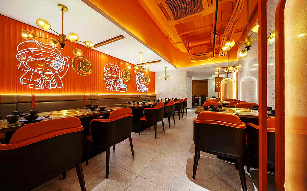 鄭州義起烤肉一起行裝修公司設(shè)計(jì)案例