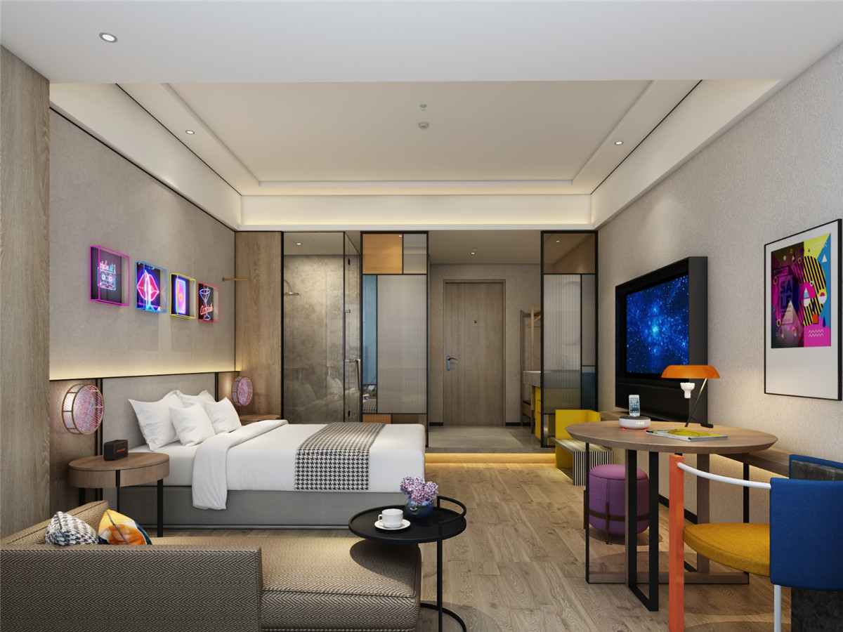 開封酒店設(shè)計(jì)公司-時(shí)尚主題酒店裝修案例