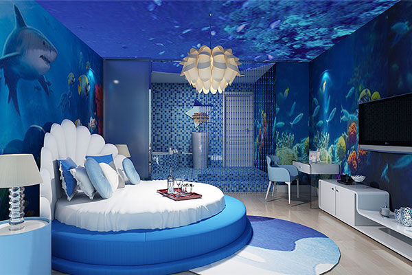 海之戀情侶主題酒店設計