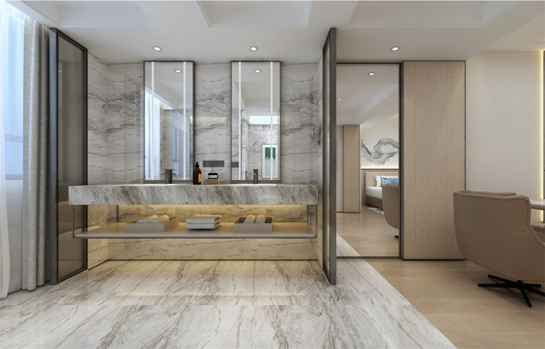 新鄉(xiāng)駝人新誠國際酒店裝修設(shè)計案例效果圖