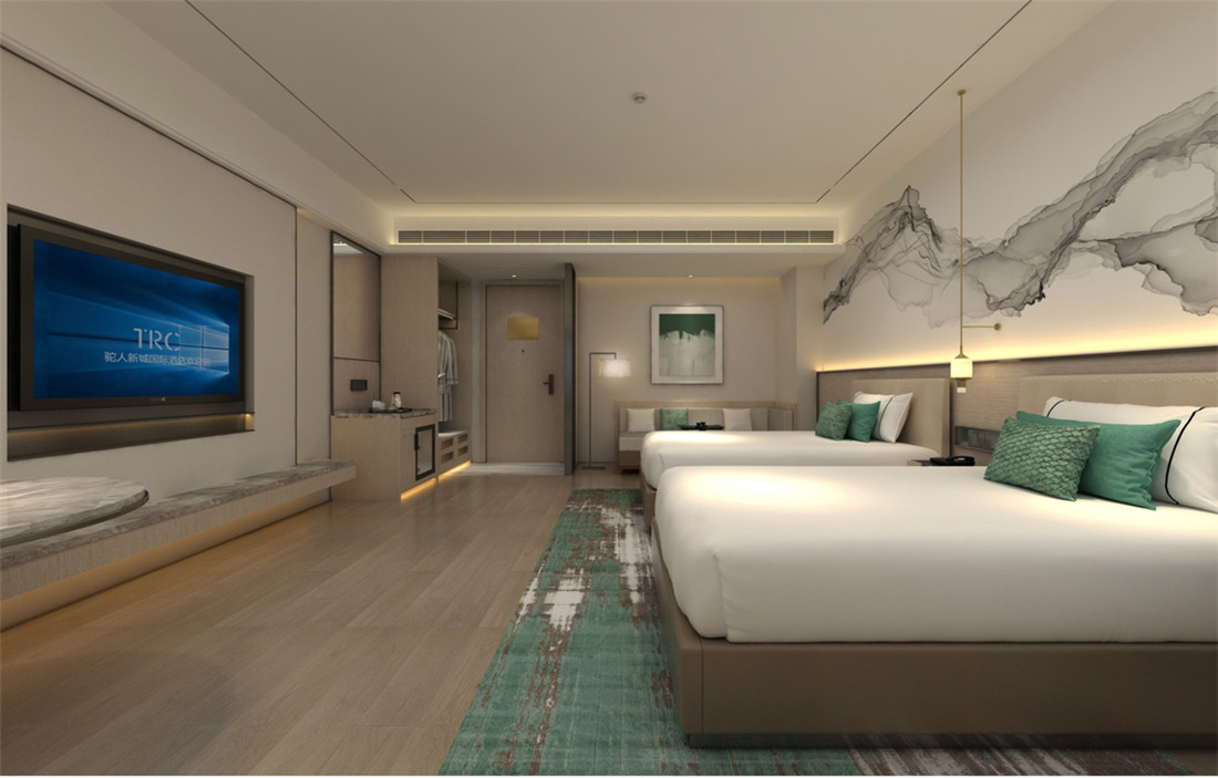 新鄉(xiāng)駝人新誠國際酒店裝修設(shè)計案例效果圖