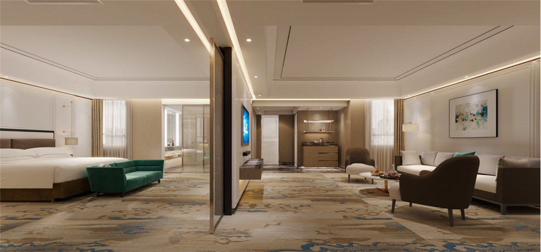 新鄉(xiāng)駝人新誠國際酒店裝修設(shè)計案例效果圖