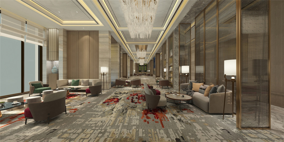 新鄉(xiāng)駝人新誠國際酒店裝修設(shè)計案例效果圖