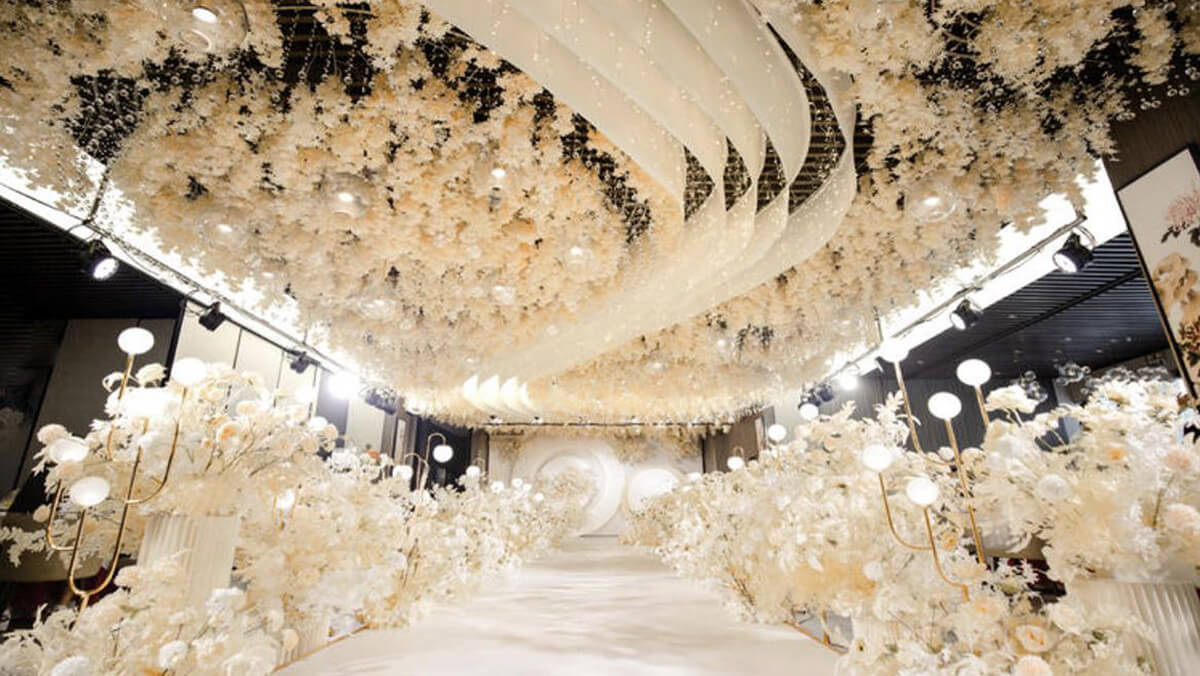 鄭州婚禮堂婚宴酒店設(shè)計公司裝修案例