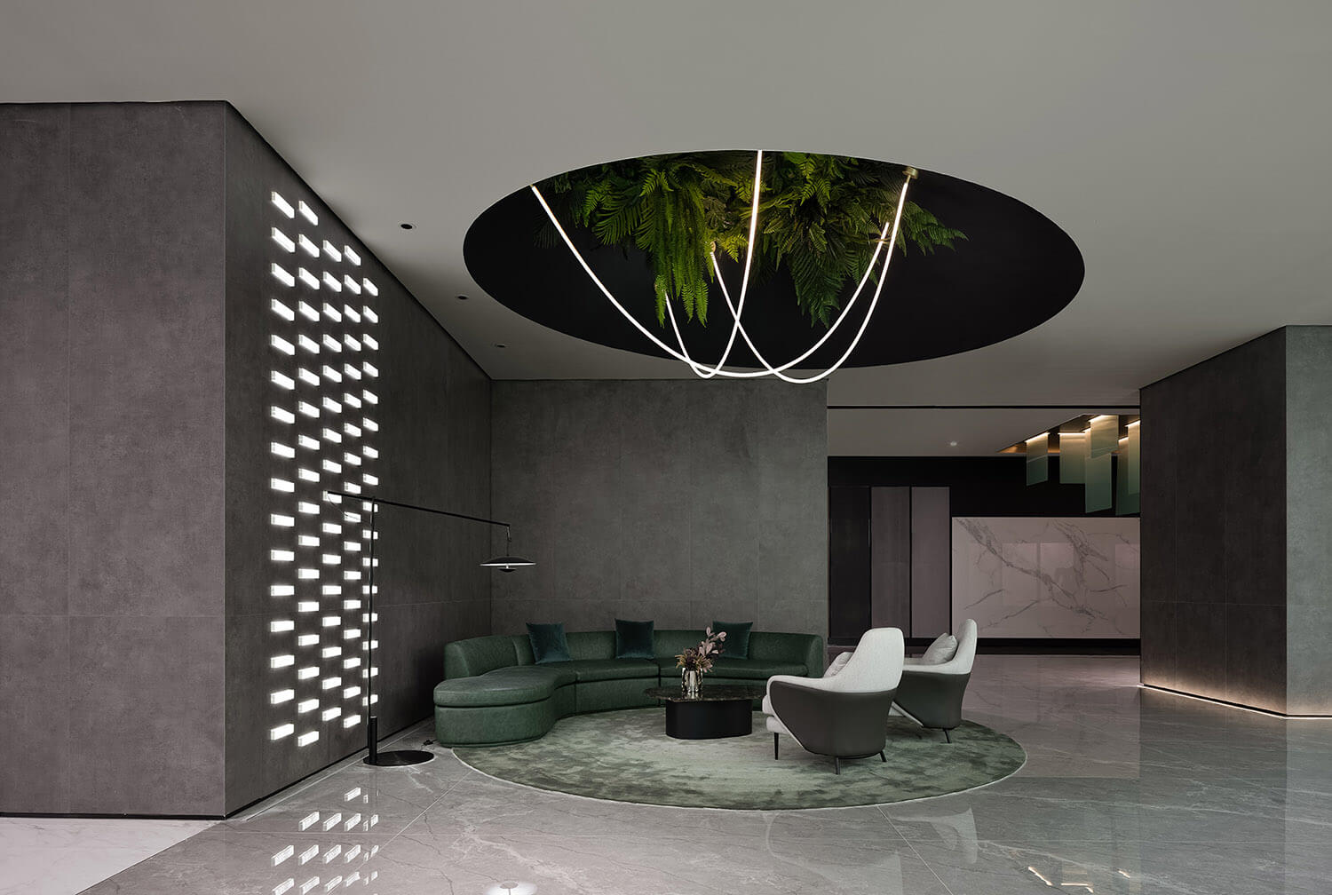 鄭州集團(tuán)辦公室設(shè)計(jì)公司-興輝國(guó)際總部展廳裝修設(shè)計(jì)案例(圖6)