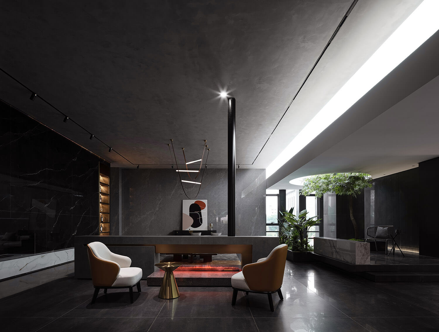 鄭州集團(tuán)辦公室設(shè)計(jì)公司-興輝國(guó)際總部展廳裝修設(shè)計(jì)案例(圖15)