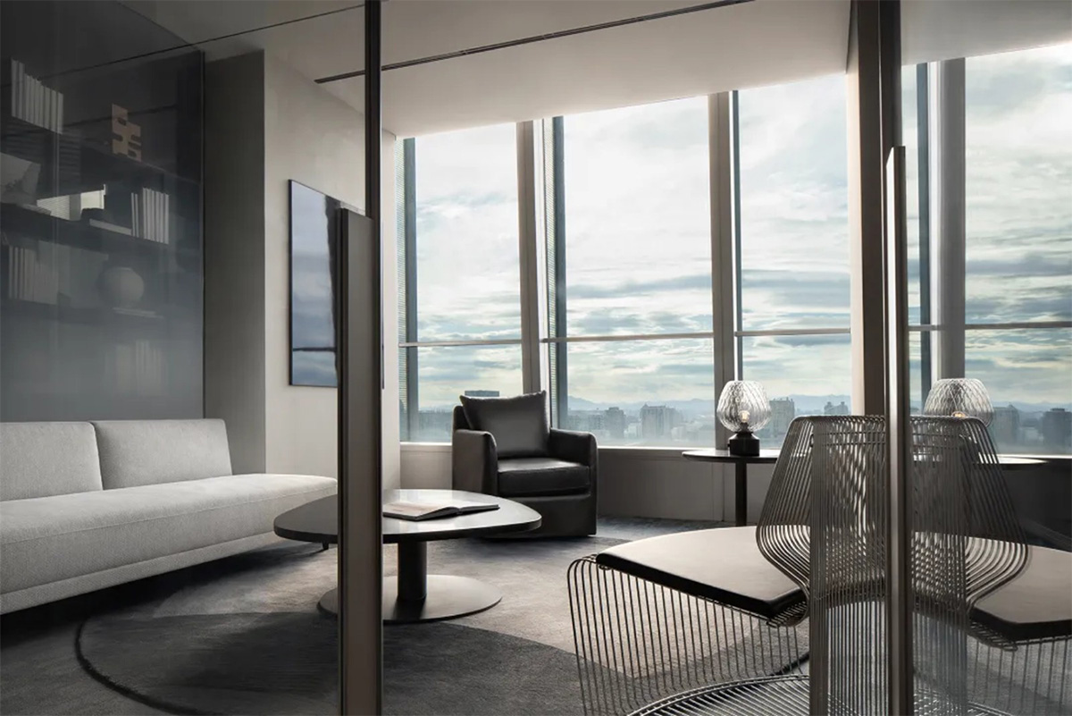 鄭州4000平總部辦公室設計公司裝修案例