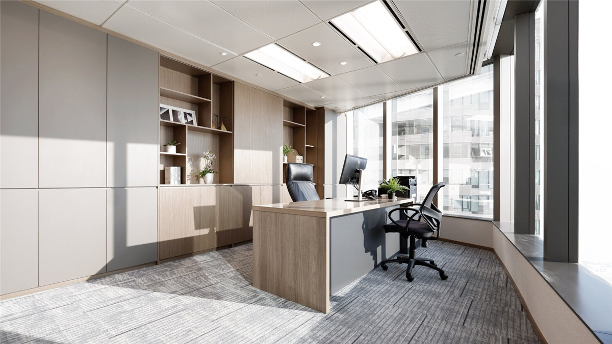 鄭州文生控股辦公室裝修設(shè)計案例