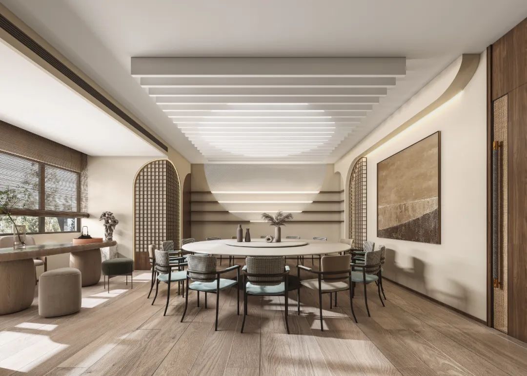 鄭州宋代禪意茶樓餐廳裝修設(shè)計公司