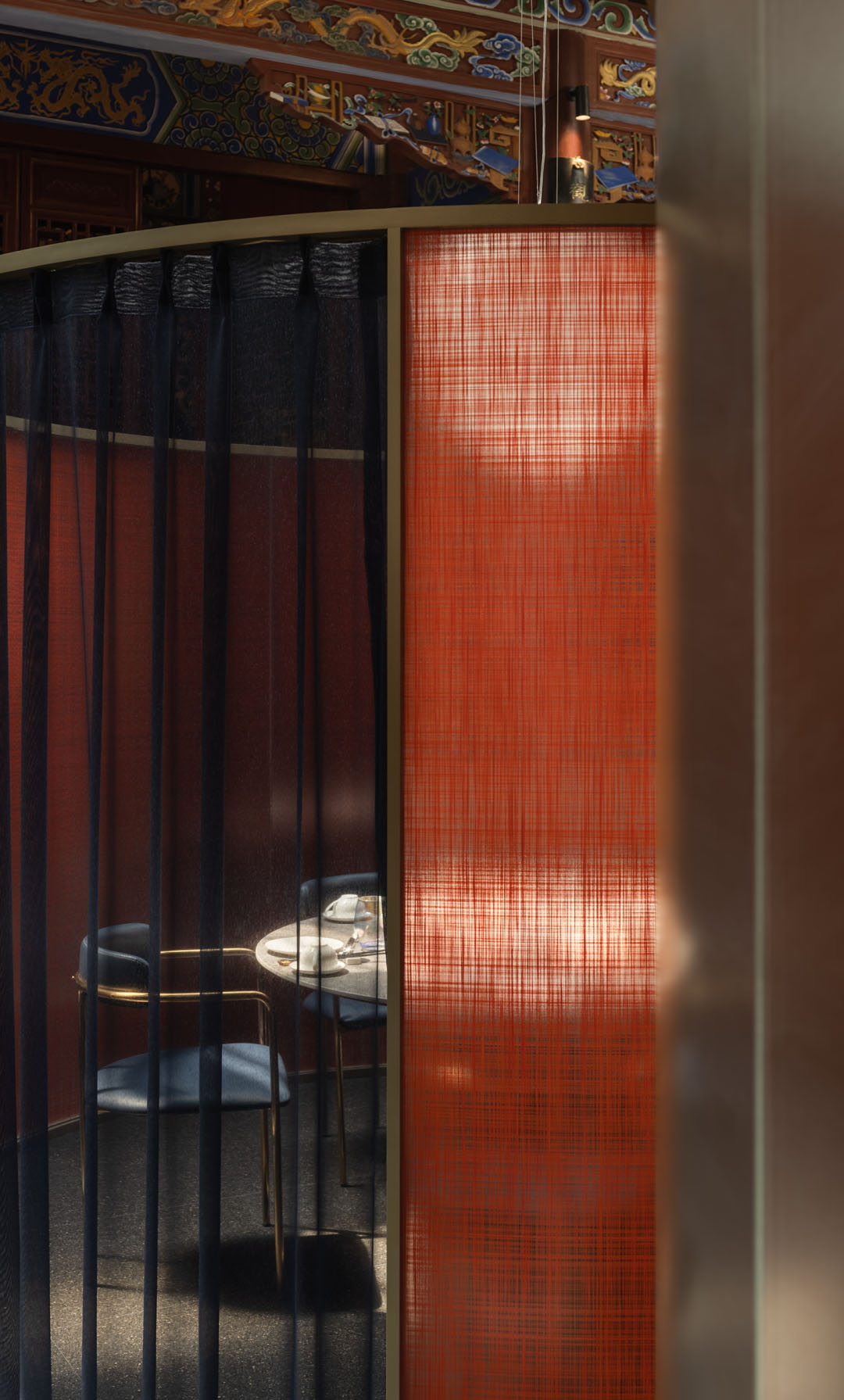 鄭州火鍋店設計公司和悅·薈館和?；疱佈b修案例(圖20)