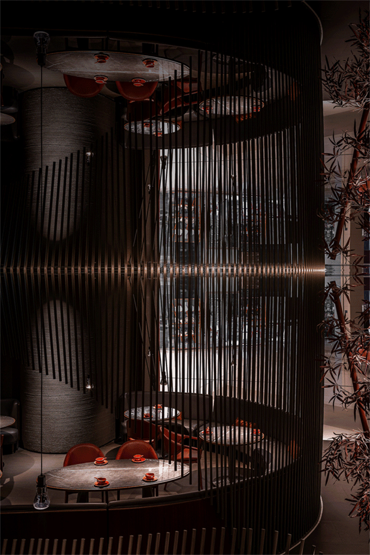 鄭州餐飲設計推薦湘愛新式湖南菜餐廳裝修設計(圖4) 鄭州餐飲設計推薦湘愛新式湖南菜餐廳裝修設計(圖4)