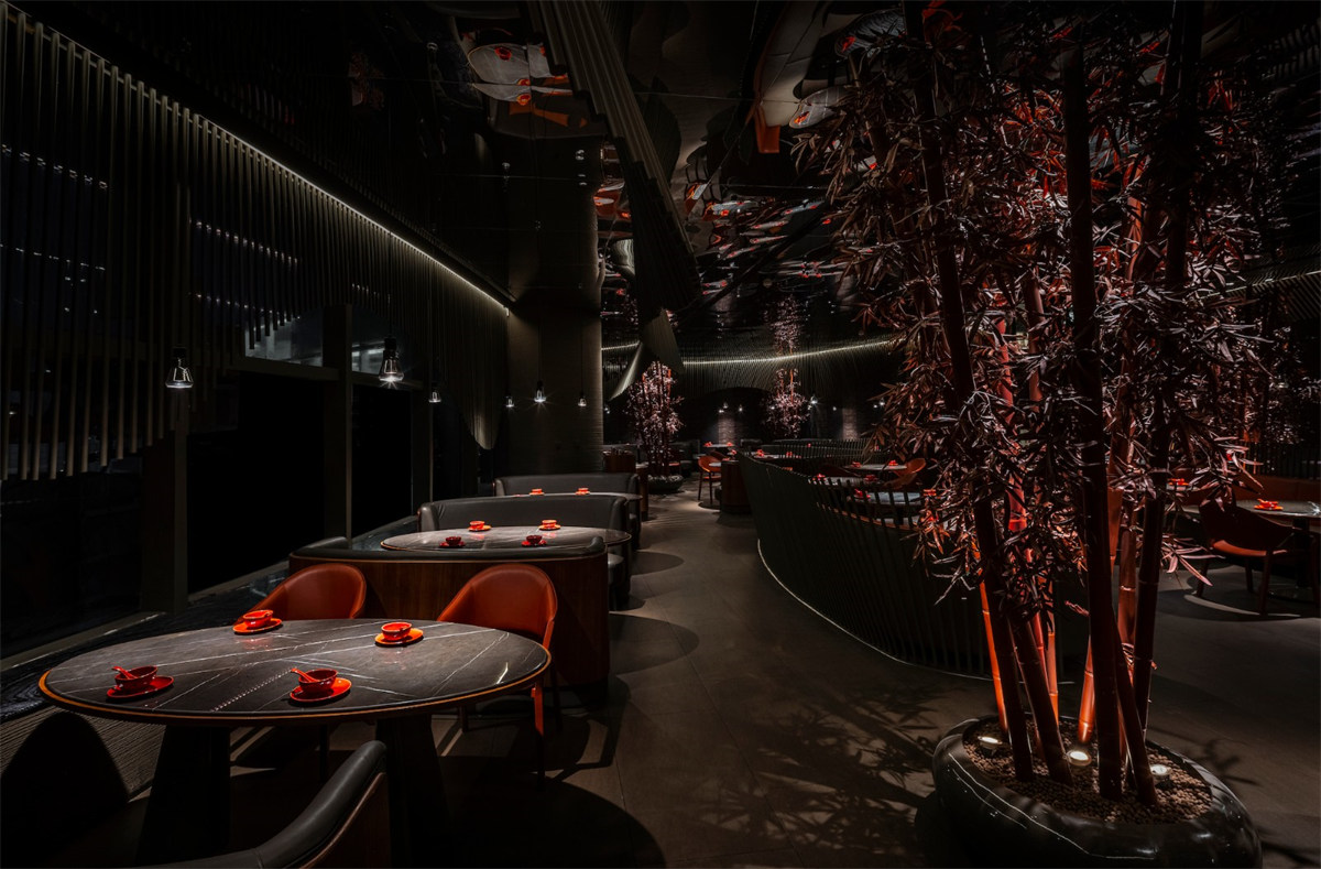 鄭州餐飲設計推薦湘愛新式湖南菜餐廳裝修設計(圖8) 鄭州餐飲設計推薦湘愛新式湖南菜餐廳裝修設計(圖8)