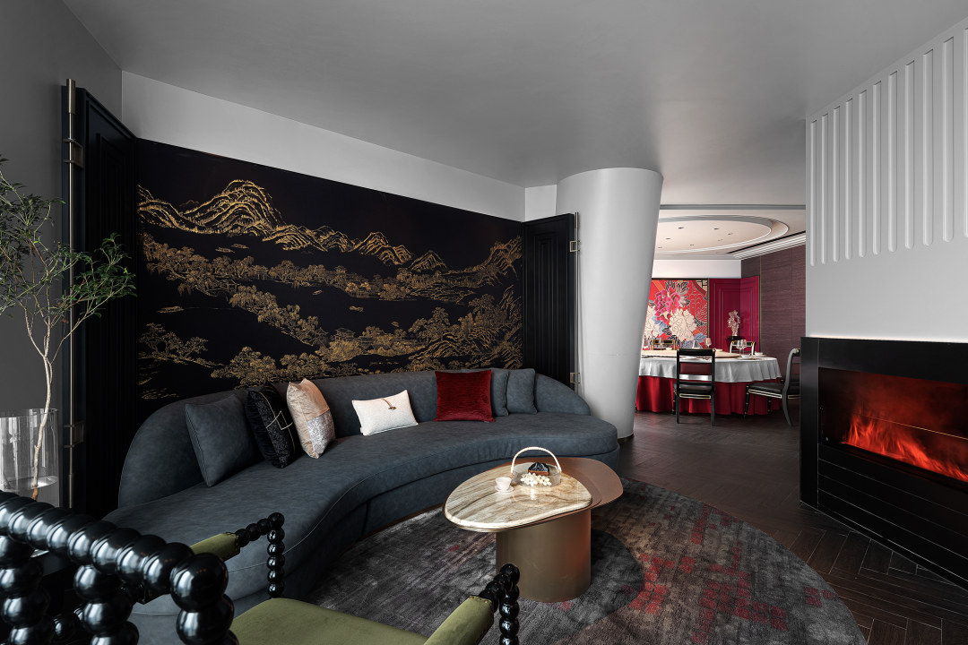 鄭州中餐廳設(shè)計推薦粵榕軒·君宴粵菜餐廳裝修案例(圖8) 鄭州中餐廳設(shè)計推薦粵榕軒·君宴粵菜餐廳裝修案例(圖8)