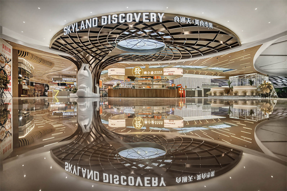 鄭州美食廣場設(shè)計公司食通天美食市集裝修案例(圖10) 鄭州美食廣場設(shè)計公司食通天美食市集裝修案例(圖10)