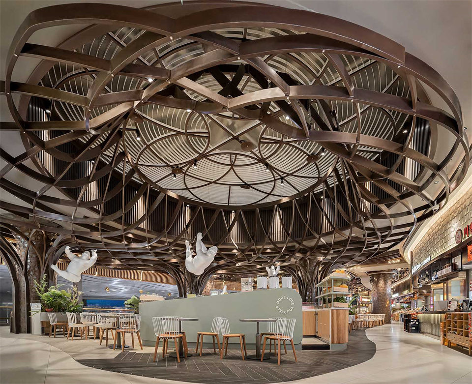 鄭州美食廣場設(shè)計公司食通天美食市集裝修案例(圖12) 鄭州美食廣場設(shè)計公司食通天美食市集裝修案例(圖12)