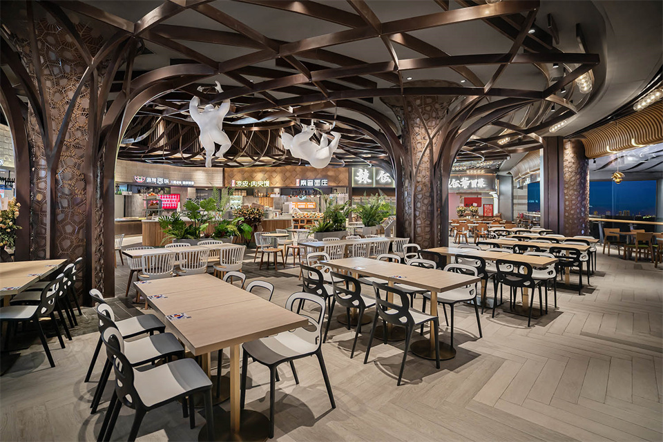 鄭州美食廣場設(shè)計公司食通天美食市集裝修案例(圖13) 鄭州美食廣場設(shè)計公司食通天美食市集裝修案例(圖13)