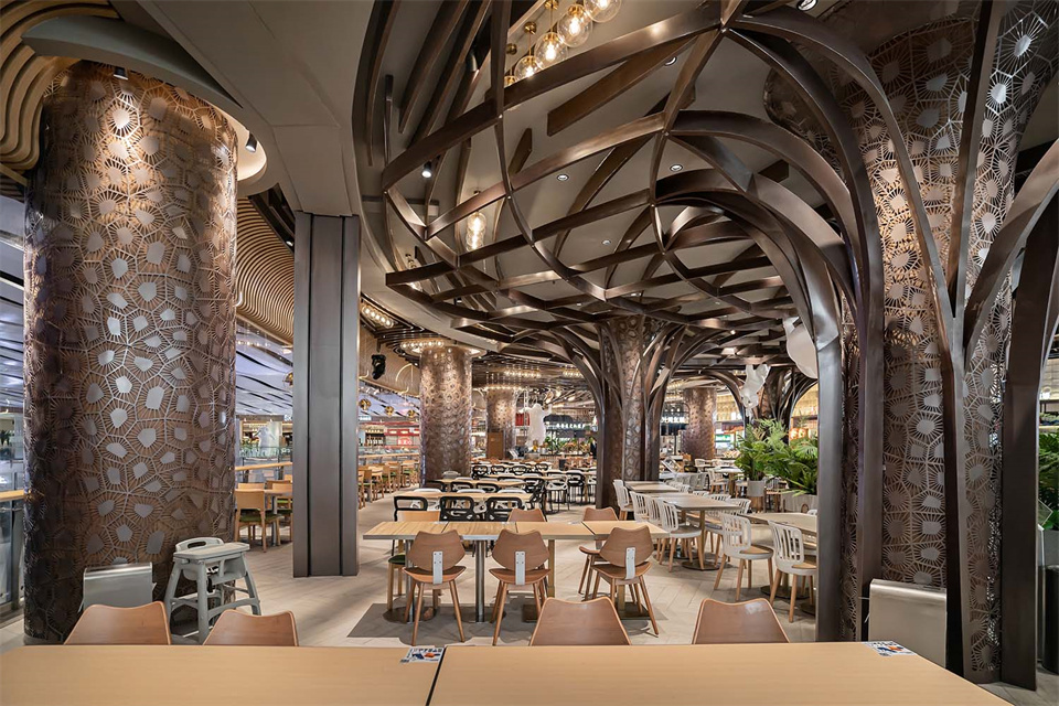 鄭州美食廣場設(shè)計公司食通天美食市集裝修案例(圖14) 鄭州美食廣場設(shè)計公司食通天美食市集裝修案例(圖14)