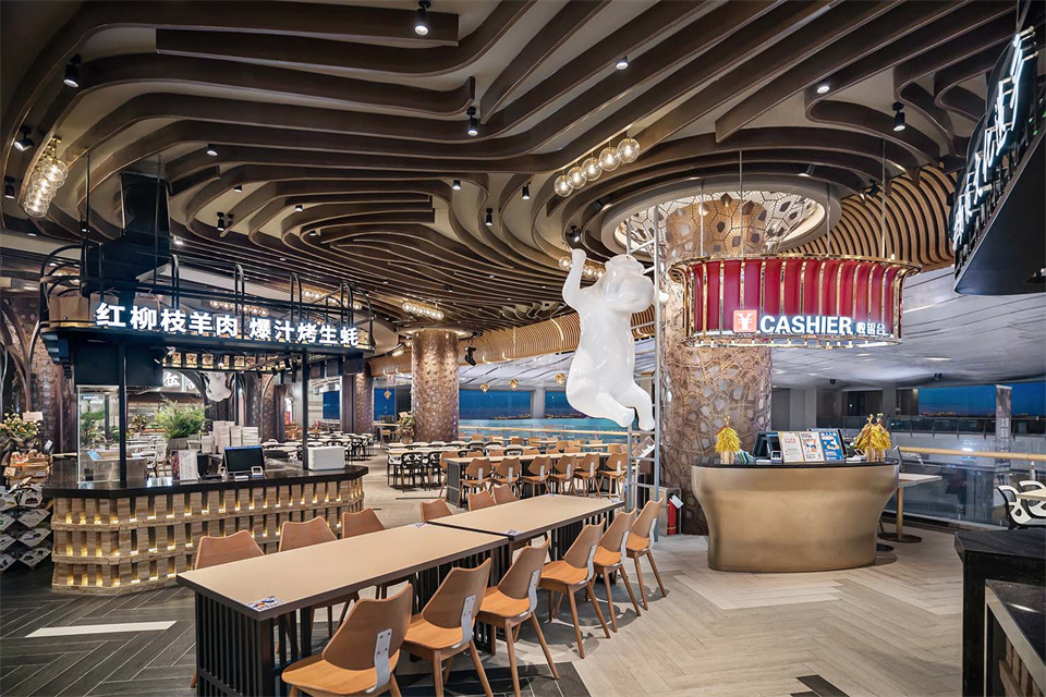 鄭州美食廣場設(shè)計公司食通天美食市集裝修案例(圖20) 鄭州美食廣場設(shè)計公司食通天美食市集裝修案例(圖20)