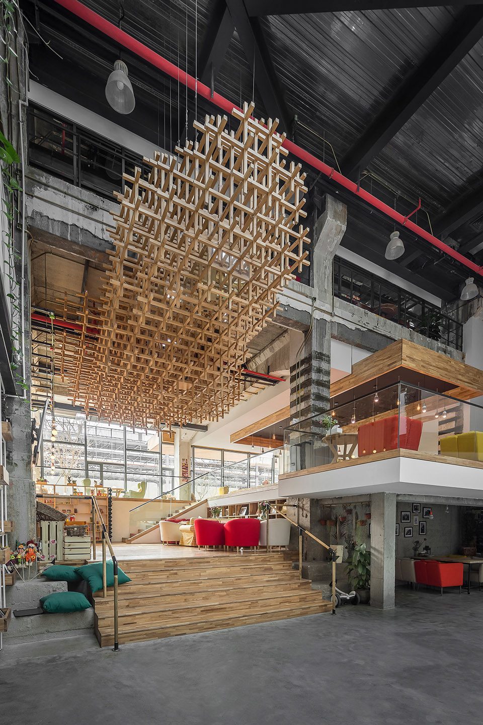 鄭州辦公室裝修公司馬蜂窩總部辦公裝修案例(圖11) 鄭州辦公室裝修公司馬蜂窩總部辦公裝修案例(圖11)