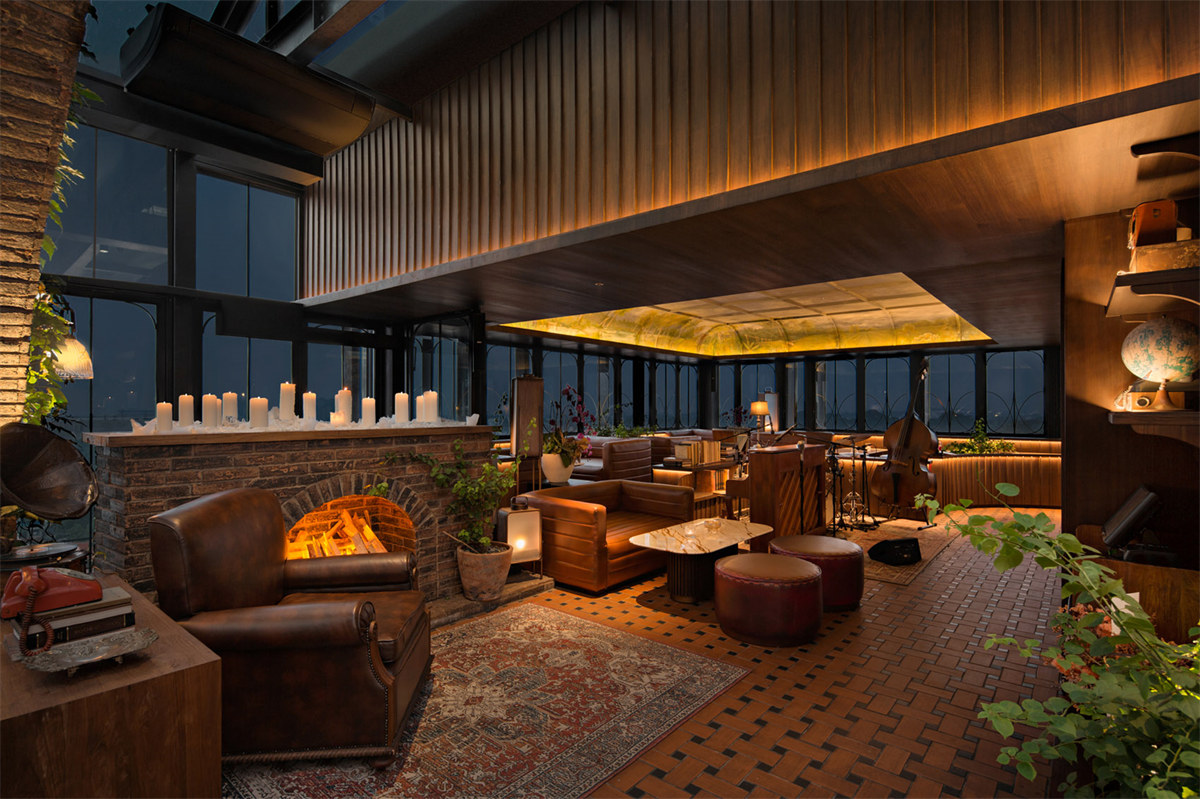 復(fù)古懷舊風(fēng)Aom餐廳酒館裝修設(shè)計(jì)案例(圖3) 復(fù)古懷舊風(fēng)Aom餐廳酒館裝修設(shè)計(jì)案例(圖3)