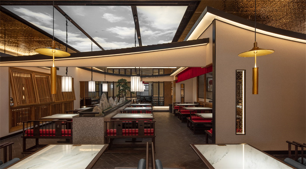 徑山十八道風味民間菜餐廳裝修設計案例(圖2) 徑山十八道風味民間菜餐廳裝修設計案例(圖2)