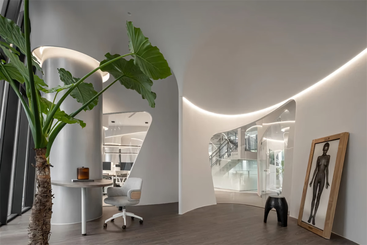 專業(yè)設計公司靈動科技辦公室裝修設計案例(圖3) 專業(yè)設計公司靈動科技辦公室裝修設計案例(圖3)