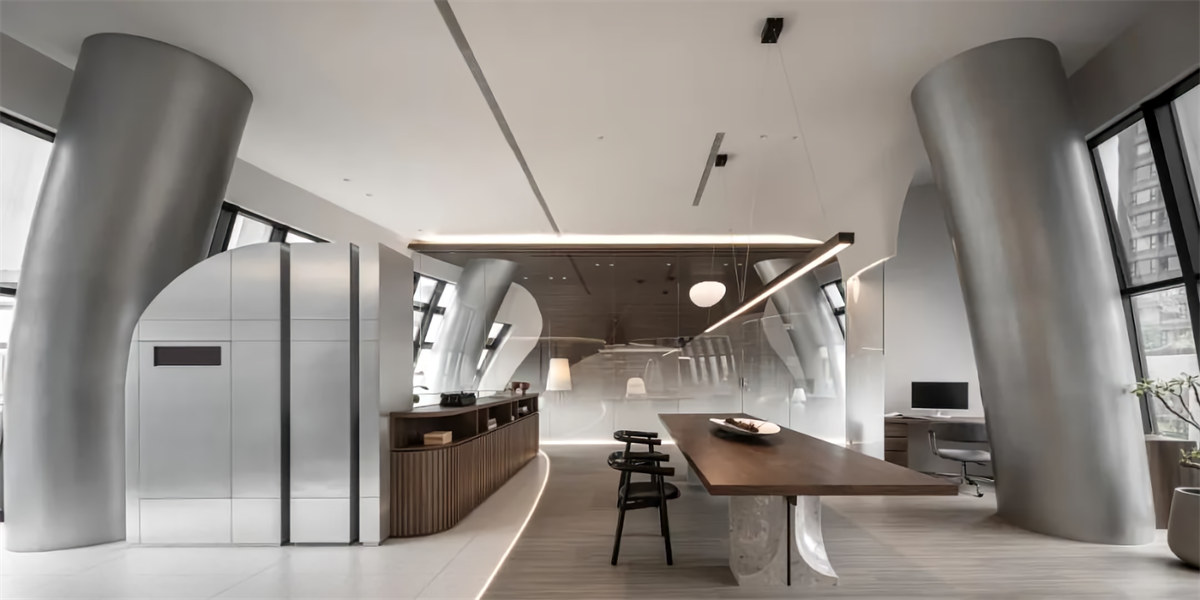 專業(yè)設計公司靈動科技辦公室裝修設計案例(圖8) 專業(yè)設計公司靈動科技辦公室裝修設計案例(圖8)